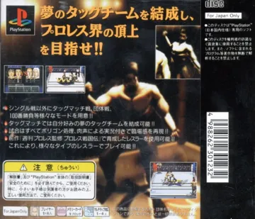 Pro Wres Sengokuden - Hyper Tag Match (JP) box cover back